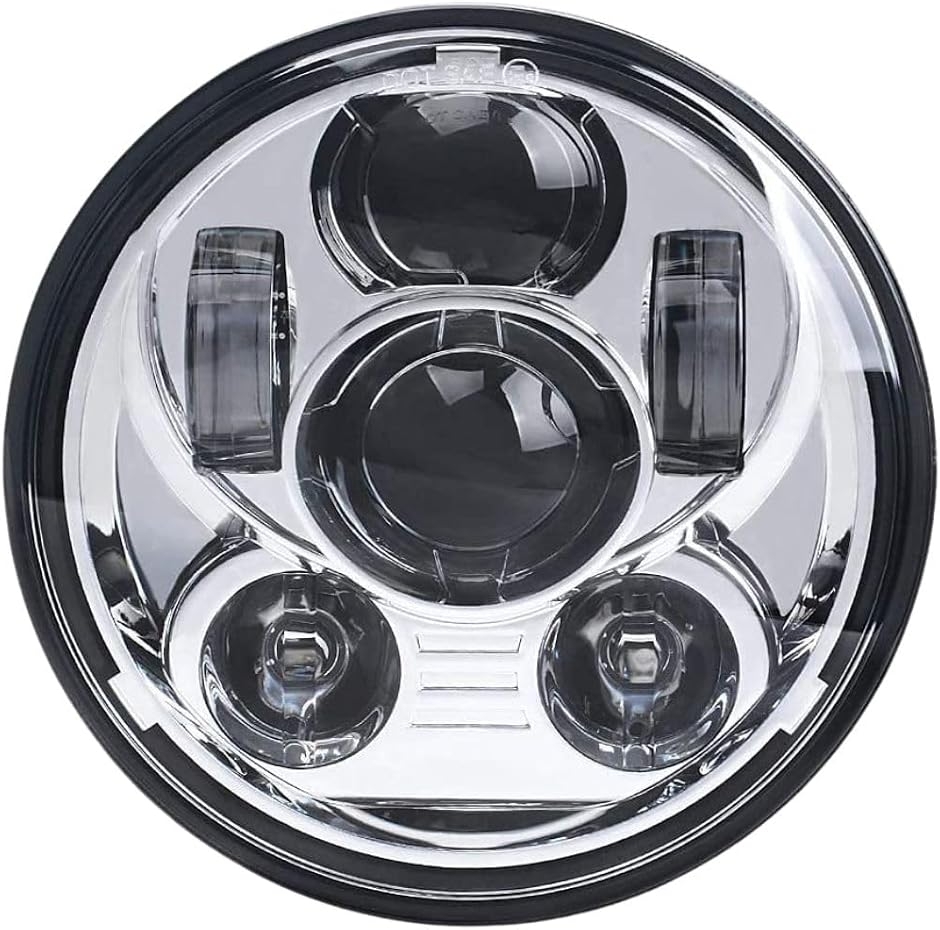 互換品】 ハーレーダビッドソン LEDヘッドライト 5.75インチ 車検対応