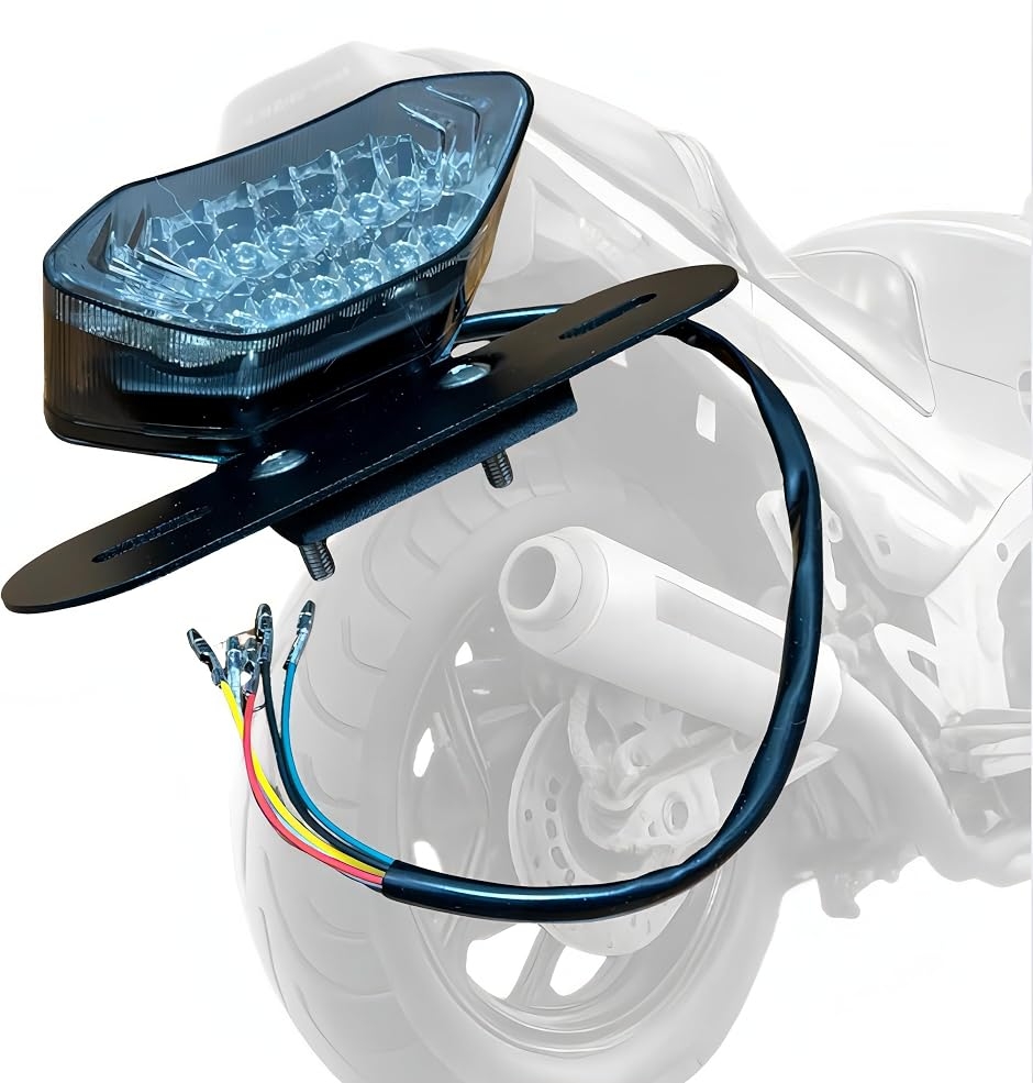 バイク用 LEDテールランプ フェンダーレス ウインカー 一体型 ブレーキ