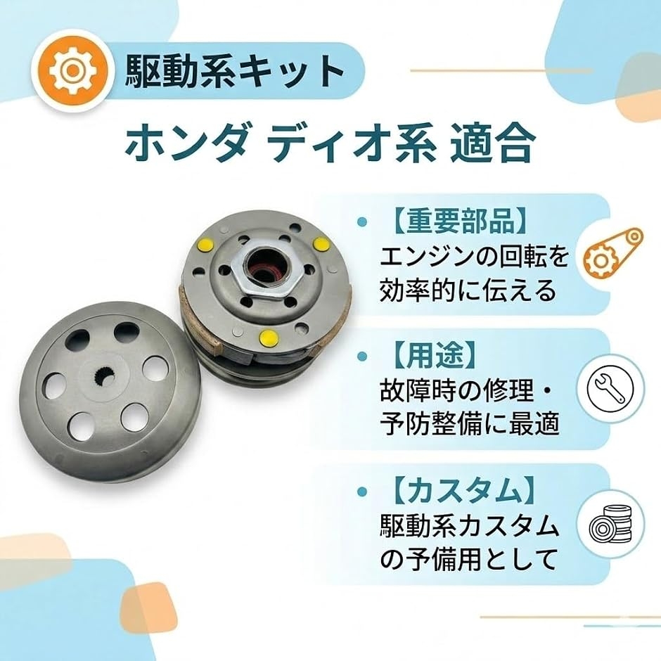 互換品】 クラッチ アッセンブリー ドリブンプーリー キット