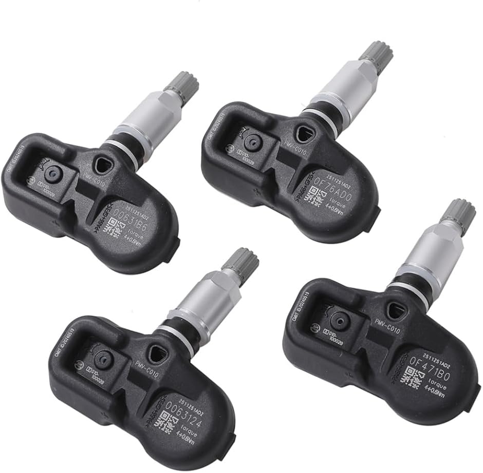 互換品】トヨタ レクサス 用 タイヤ 空気圧センサー 315Mhz 1台分 TPMS