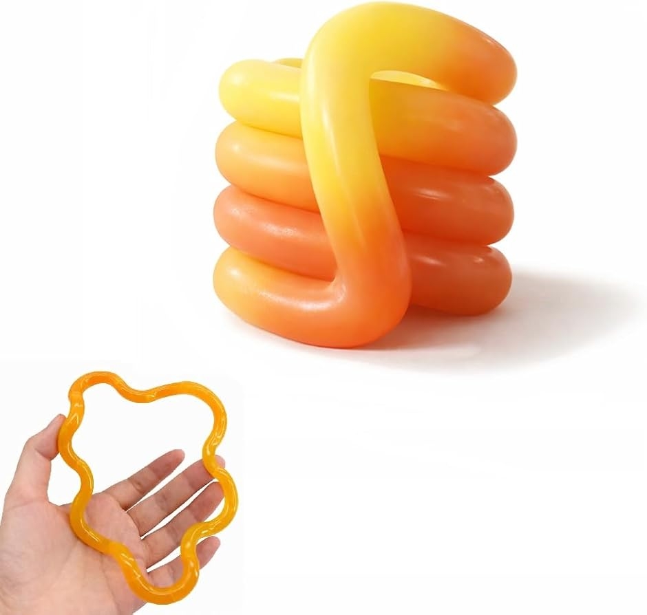 温度で色が変わる。 くねくね フィジェットリング フィジェットトイ