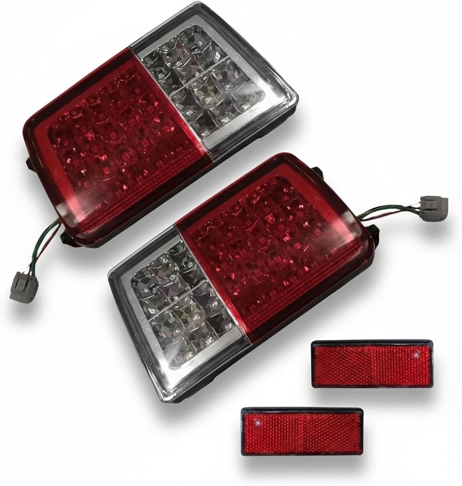 ブランド登録なし - 【取り替えっこ品】 LED 尾っぽ照明ランプ シーケンシャルウインカー うつり変わり式 決定づける仕掛ける エブリィ バン DA17V DA64V MDM (赤いこと、読みやすい) バイク-車、バイク、自転車-ライト、レンズ