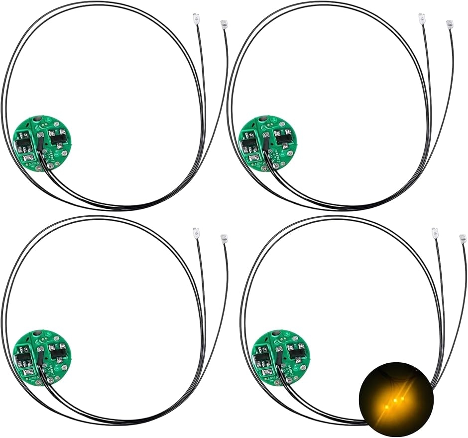 �ɏ�LED ���[�h�� 2�{ ���C�X�C�b�` �d�� 4�Z�b�g �_�� �_�� �{�^���d�r CR927�Ή� �t�B�M���A �W�I���} (�C�G���[ 2)