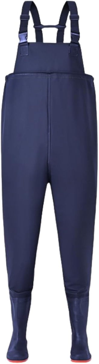 ウェーダー 胴長 長靴 防水 釣り フィッシング スーツ ウエイダー 漁師 ヒップ どうなが 胴長靴 (ブルー,  26.5cm)