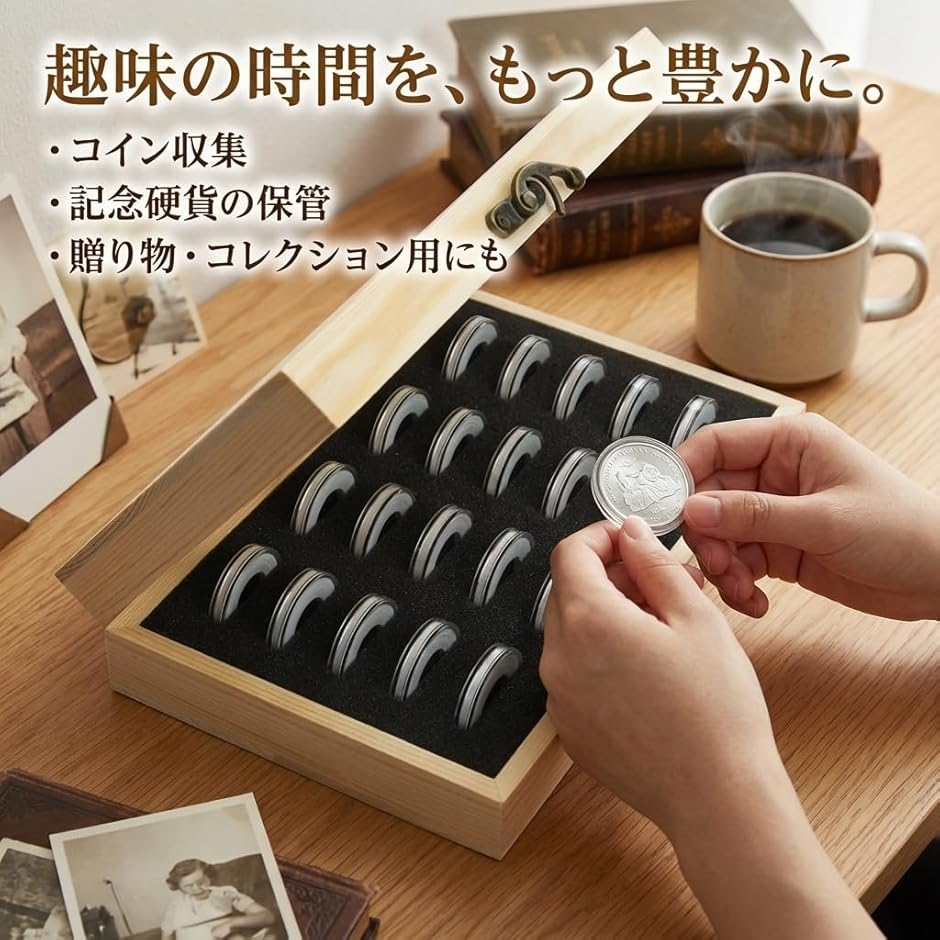 ZakkaTimez 記念硬貨 ケース 収納ケース コイン メダル 保管ケース