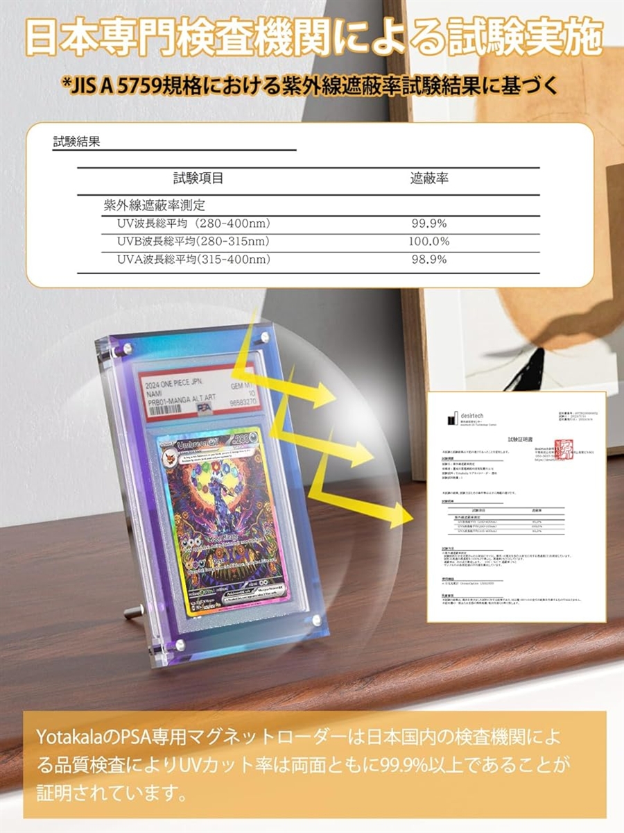 PSA鑑定 ケース 3枚収納 アクリル ローダー PSA専用 スクリューダウン