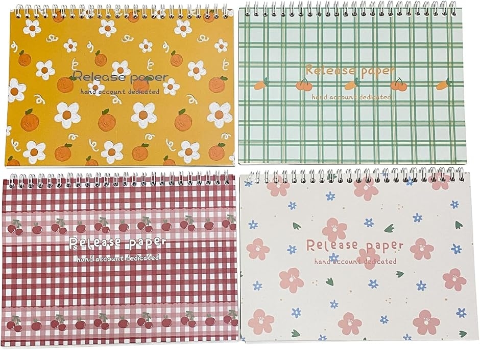 A5シール帳♡シール４枚セット シール帳 4冊 セット A5 貼って はがせる かわいい 台紙 選べる