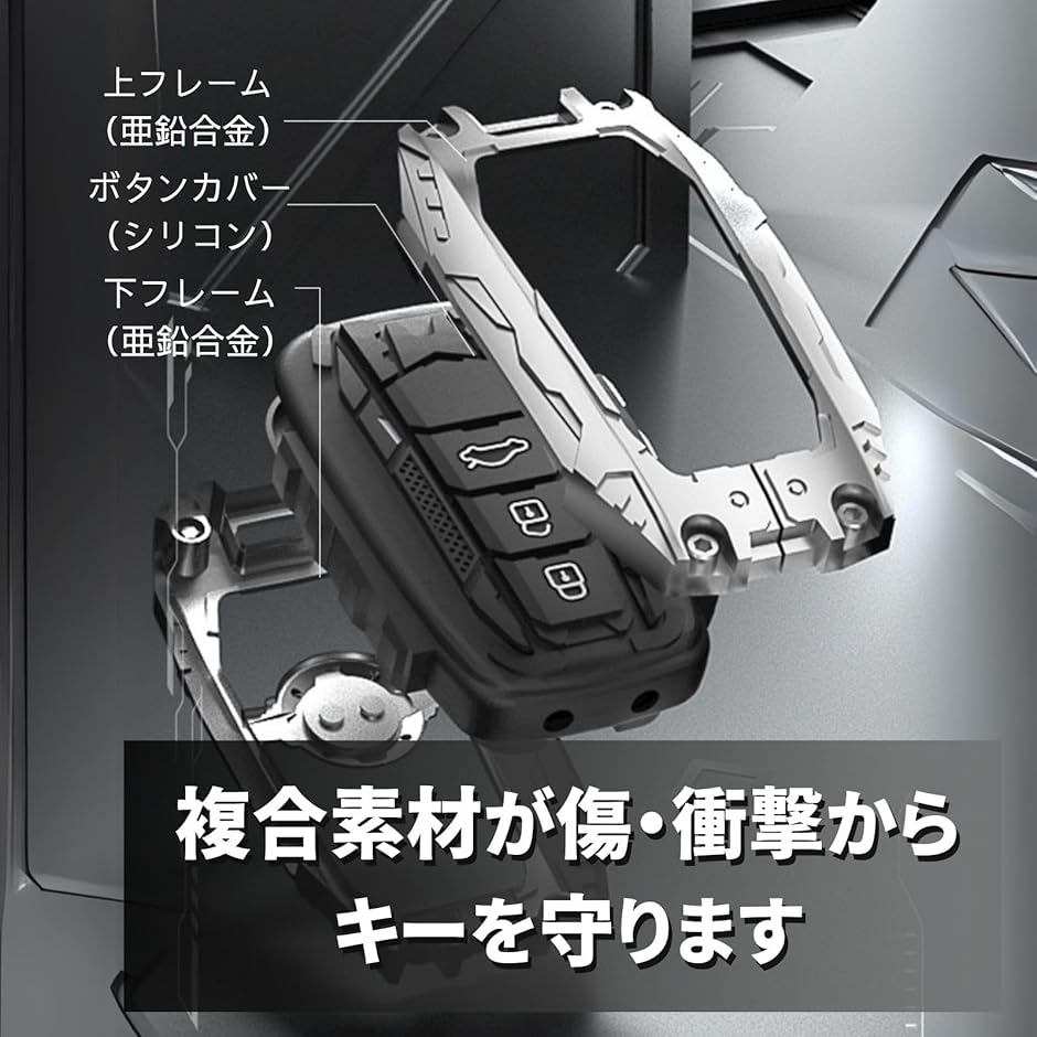 トヨタ互換 スマートキーカバー Fタイプ 亜鉛...の詳細画像3