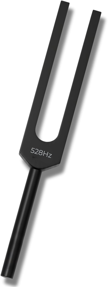 音叉 528Hz 瞑想 チューナー 波動ツール マットブラック : ゼブランド