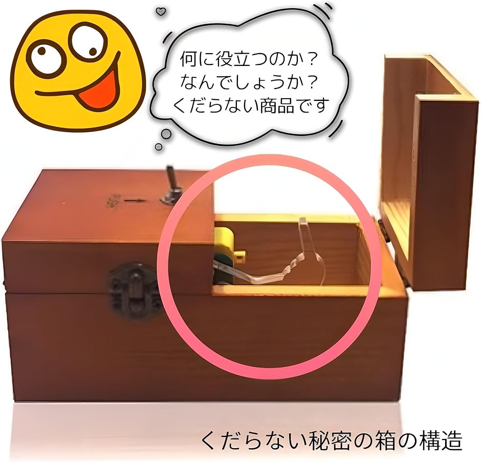 なんだこれ.. 面白グッズ ビックリ箱 からくり箱 ジョーク雑貨 ネタ