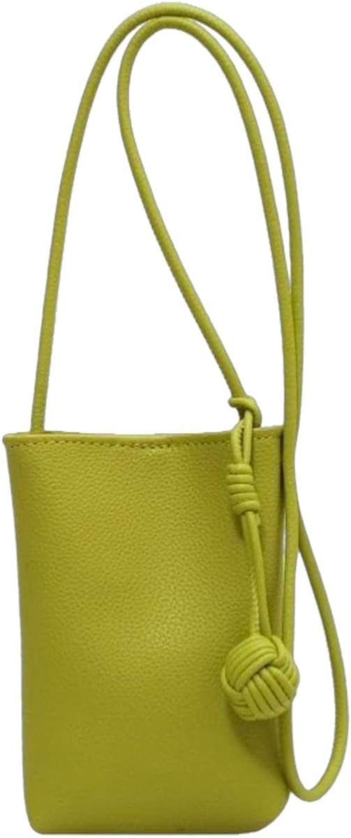 スマホショルダー スマホポーチ ポシェット 携帯ポーチ レディース 縦型 PUレザー 軽量 小物収納 ミニバッグ 外出用 (グリーン)