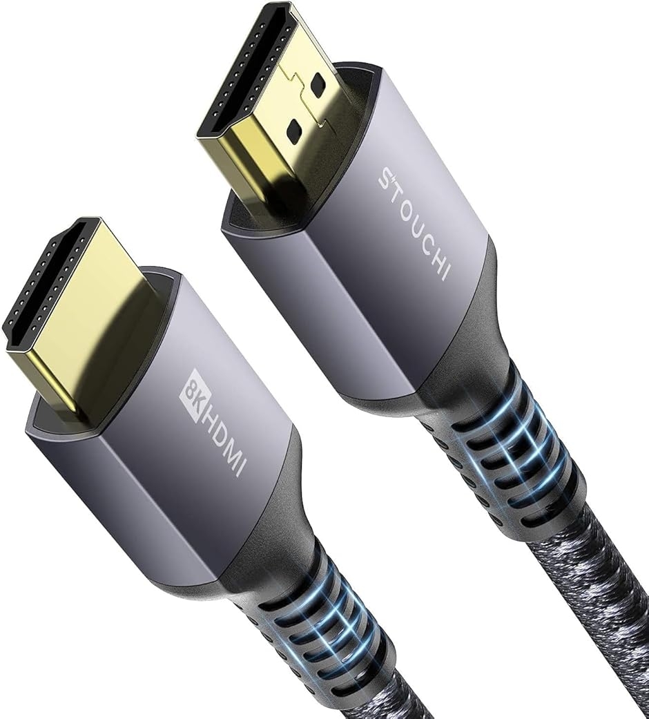 Ultra High Speed HDMIR �P�[�u�� ������ 10K 8K@60Hz 4K@144Hz 120Hz (�O���[,  4M)