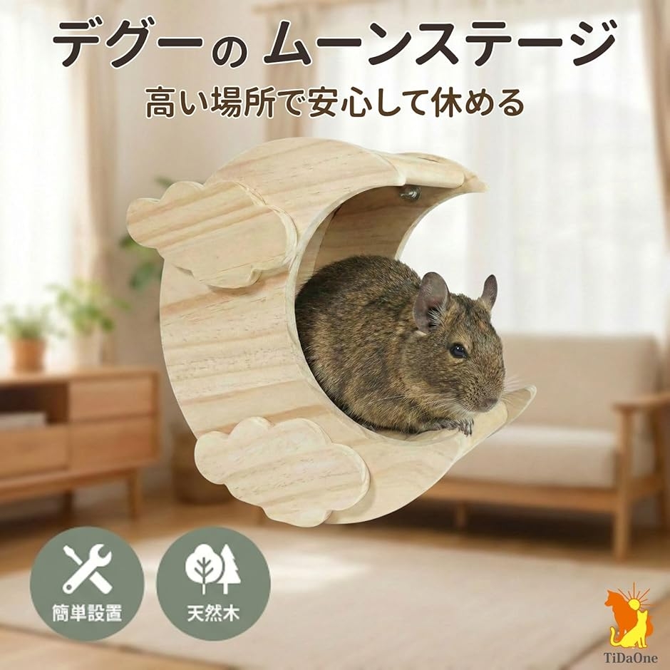 デグー ハウス ハンモック ステージ ステップ ハムスター ハリネズミ