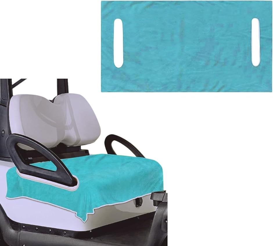 ゴルフカートシートカバーブルー ゴルフ カート シート カバー ブランケット タオル プロテクター