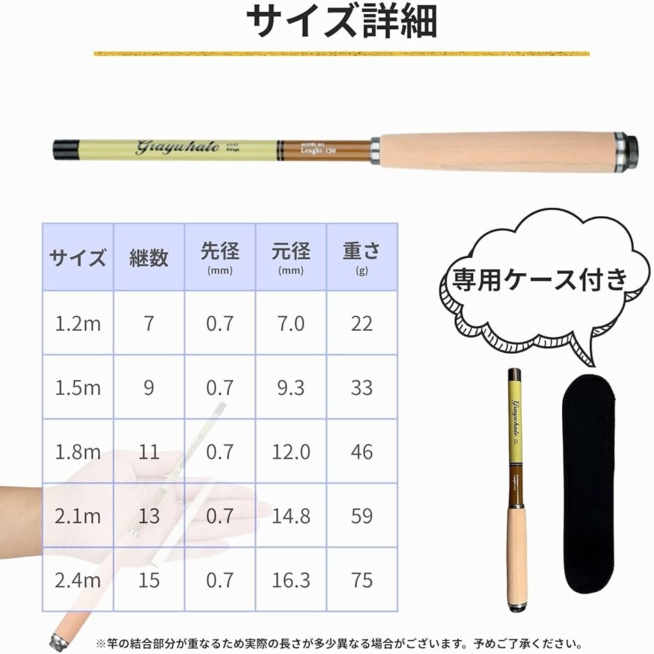 渓流竿 振出式 コンパクトロッド 超軽量 延べ竿 小継 カーボン 川 堤防