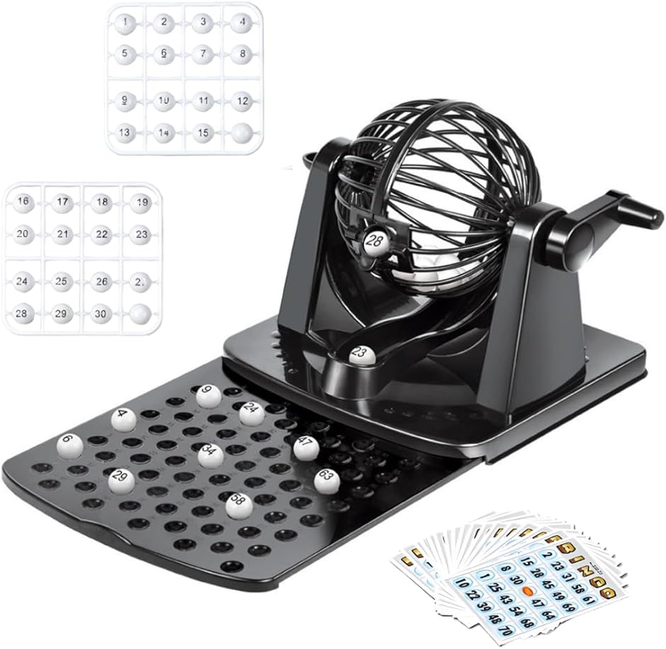 ビンゴゲーム マシン 抽選機 ガラポン ガラガラ くじ引き カード イベント パーティー セット