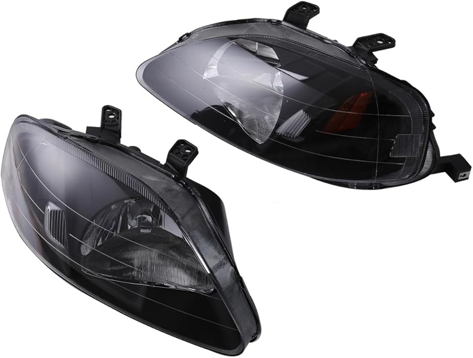 互換品】ホンダ 用 ヘッドライト 左右セット シビック EK9 EK3 EK4 EK2