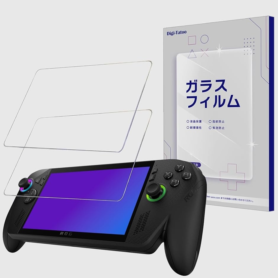 2���g �����K���X �X�N���[���v���e�N�^�[ �t�B���� ASUS ROG Xbox Ally/Xbox 7�C���` �Ή� 9H�d�x �w��h�~