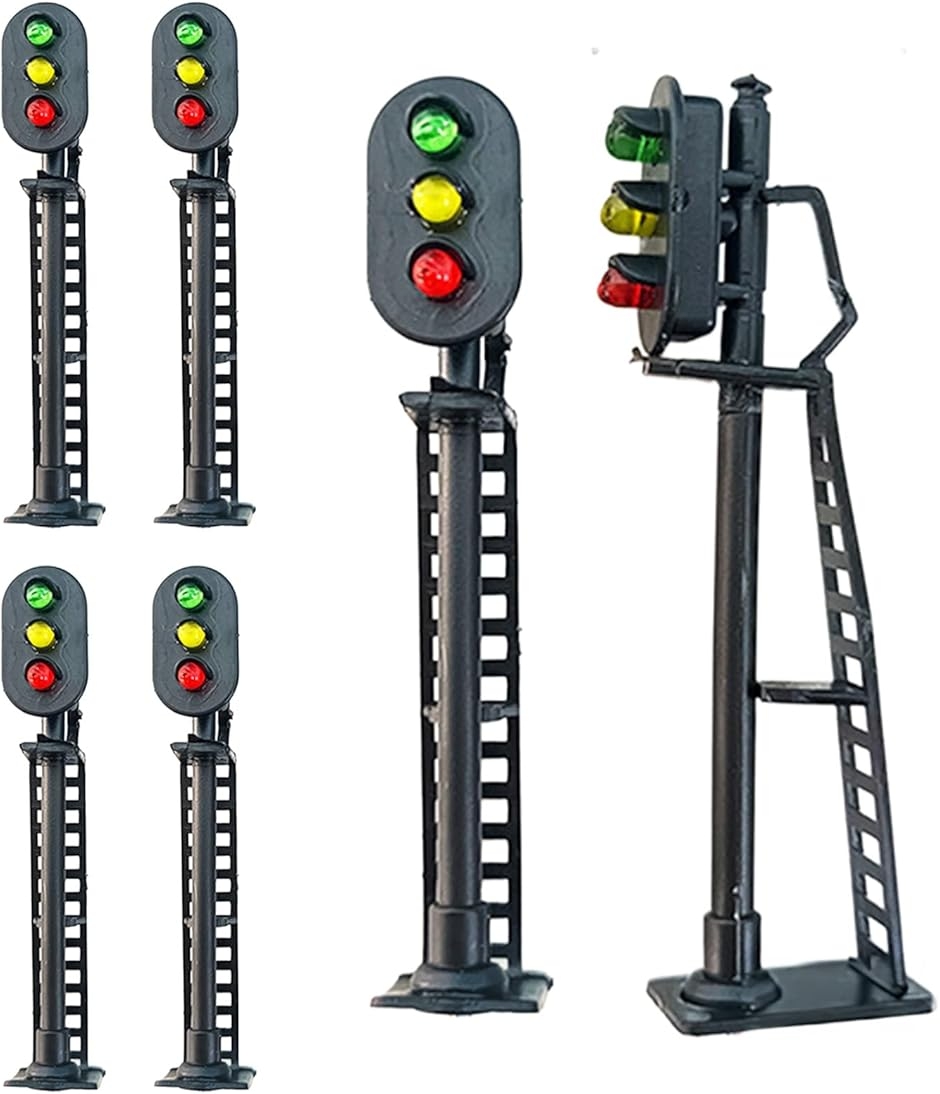 インテリアになる鉄道信号機模型です。 鉄道模型 信号機 (6本セット) : ゼブランドショップ - 通販 - Yahoo