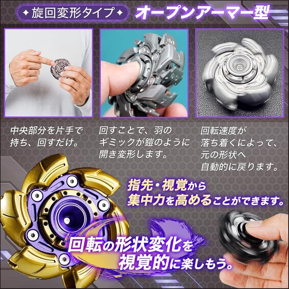 シルバー フィジェットスピナー 約7cm フィジェットトイ ハンドスピナー ガジェット 暇つぶし 手遊び 大人
