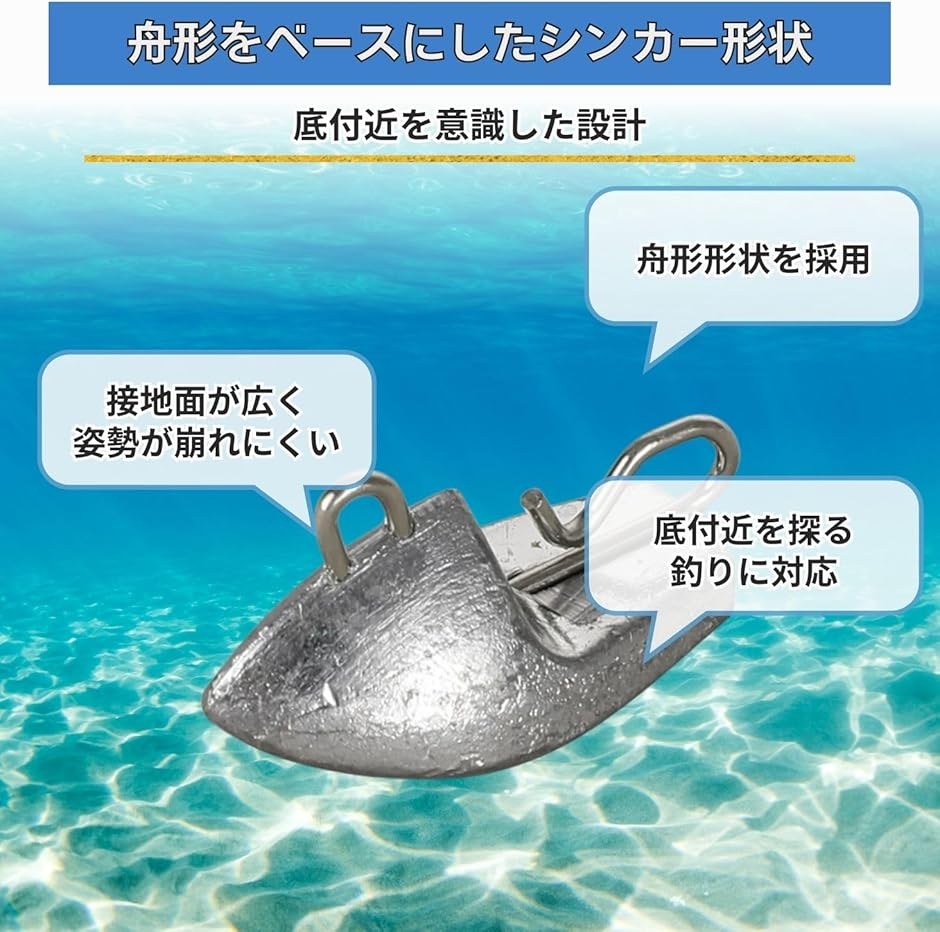 ジョイントシンカー ジグヘッド 25個セット ワーム おもり スナップ