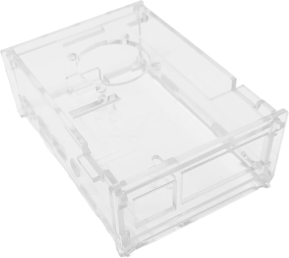 Raspberry Pi 4B�Ή� �A�N�����P�[�X �ی�J�o�[ ���� �g�ݗ��ĊȒP �ی�P�[�X �N���A �ϏՌ� �ϖ��� ���M�݌v