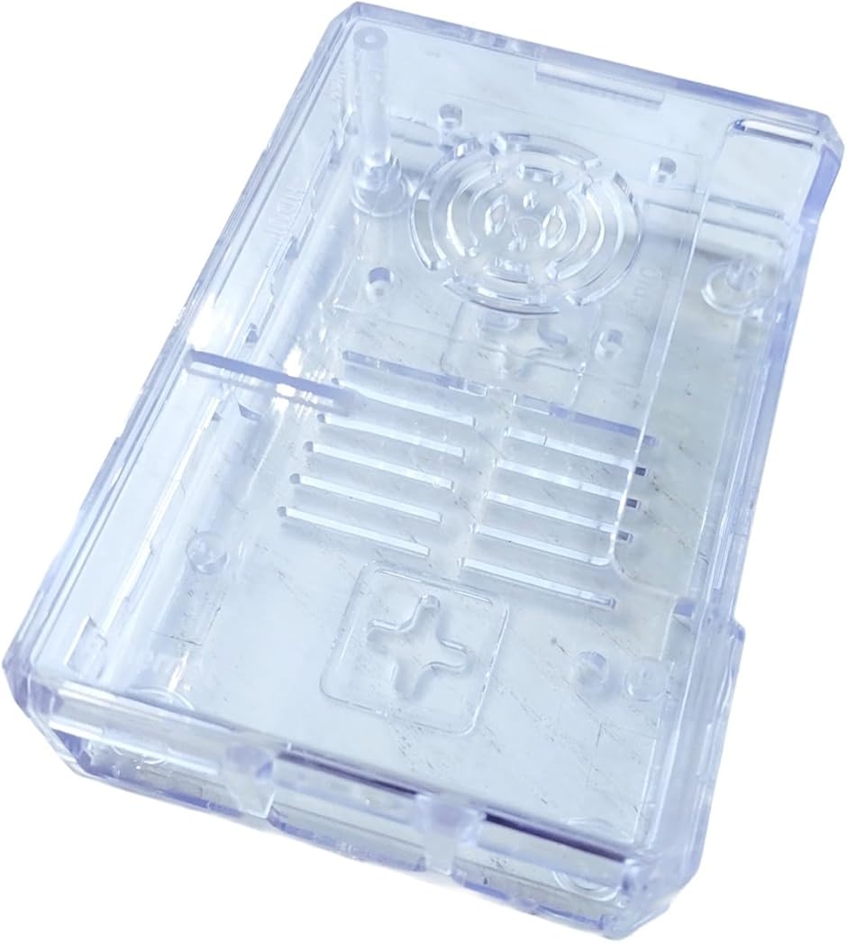 Raspberry Pi 4B �p �P�[�X �ی�P�[�X �N���A ABS�� �ϏՌ� �ϖ��� ���Y�x���[�p�C4B �ȒP���t�� ���M�݌v