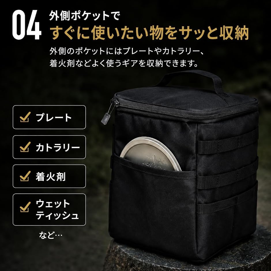 バーナーケース シングルバーナー CB缶 OD缶 収納ケース キャンプ
