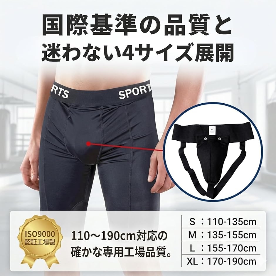 ファールカップ 金的ガード サポーター 一体型セット 格闘技