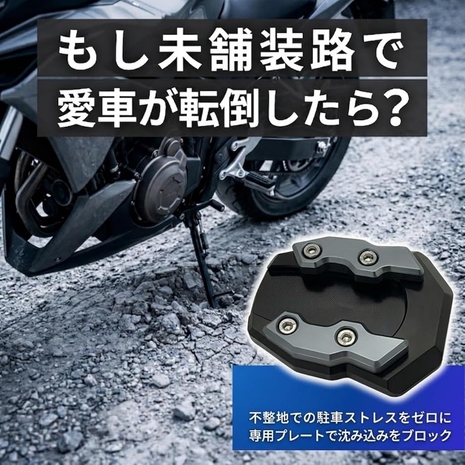 バイク用 サイドスタンド プレート ホンダ PCX150 ADV150 フォルツァ