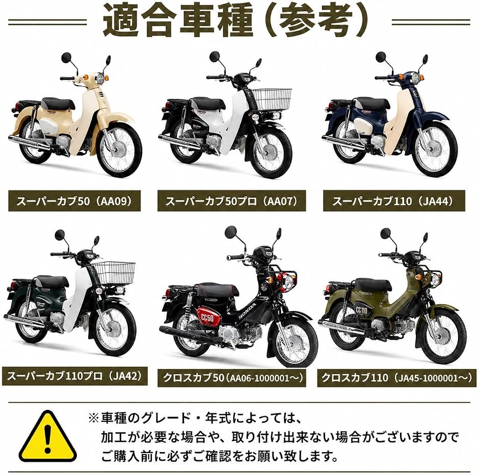 ホンダ 用 センターキャリア キット スーパーカブ クロスカブ 50 110
