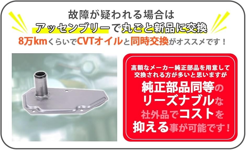 互換品】スズキ 用 ワゴンR CVTストレーナー ガスケット フィルター