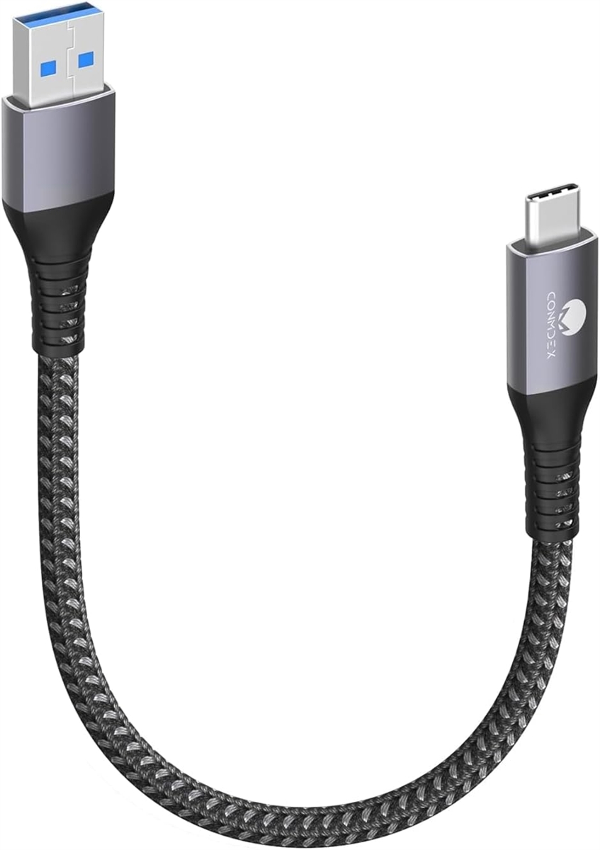1�{USB Type C �P�[�u�� �Z�� 10Gbps �f�[�^�]�� Android Auto/CarPlay�Ή� (�O���[,  30CM)