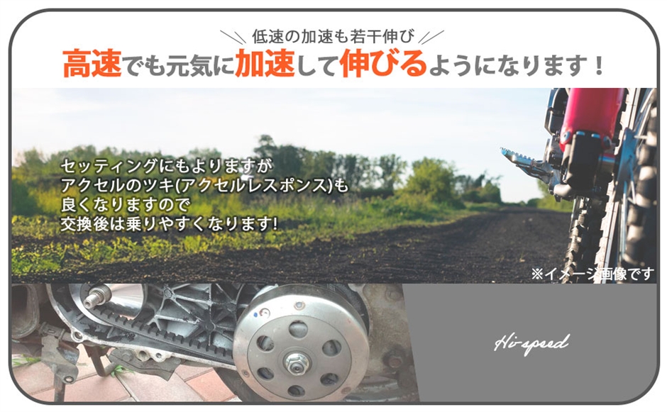 ヒーリー新品・備品付き 互換品】ハイスピード プーリー セット プーリーキット ディオ DIO