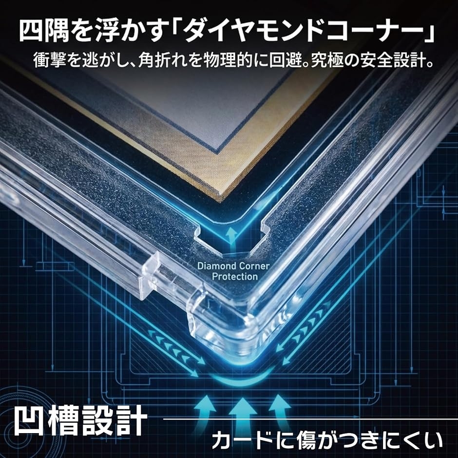 トレーディングカード スリーブ 75PT 10枚 マグネットローダー UV