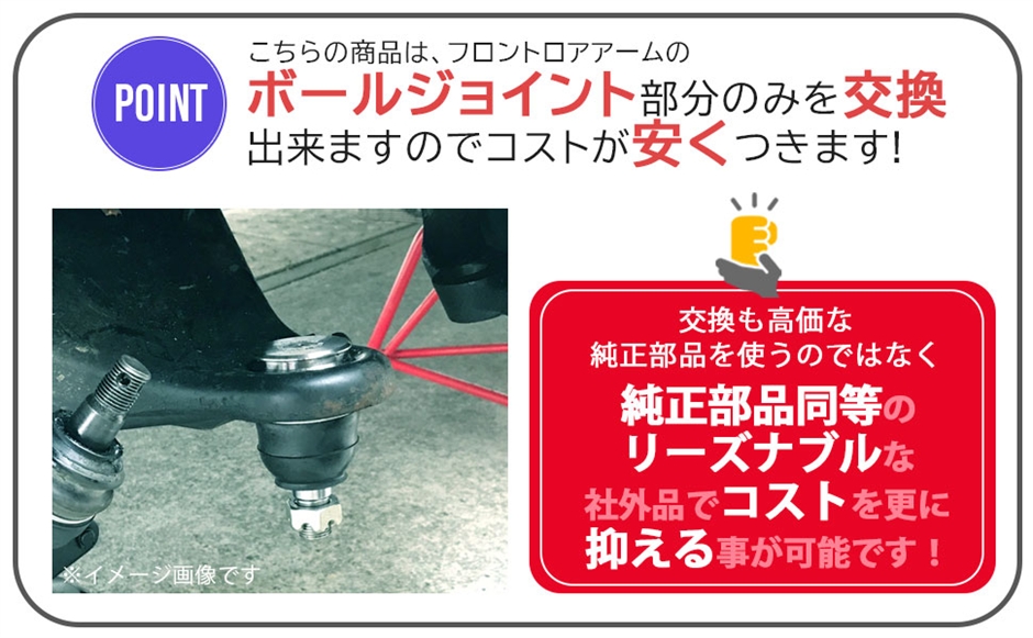 互換品】トヨタ 用 ランドクルーザー 100系 200系 フロント ロアアーム