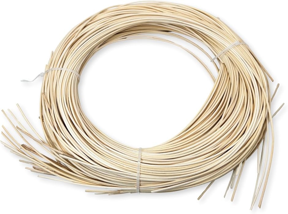 籐 丸芯 ラタン 籐編み 材料 工芸 手芸 DIY 素材 キット 無染色 250g