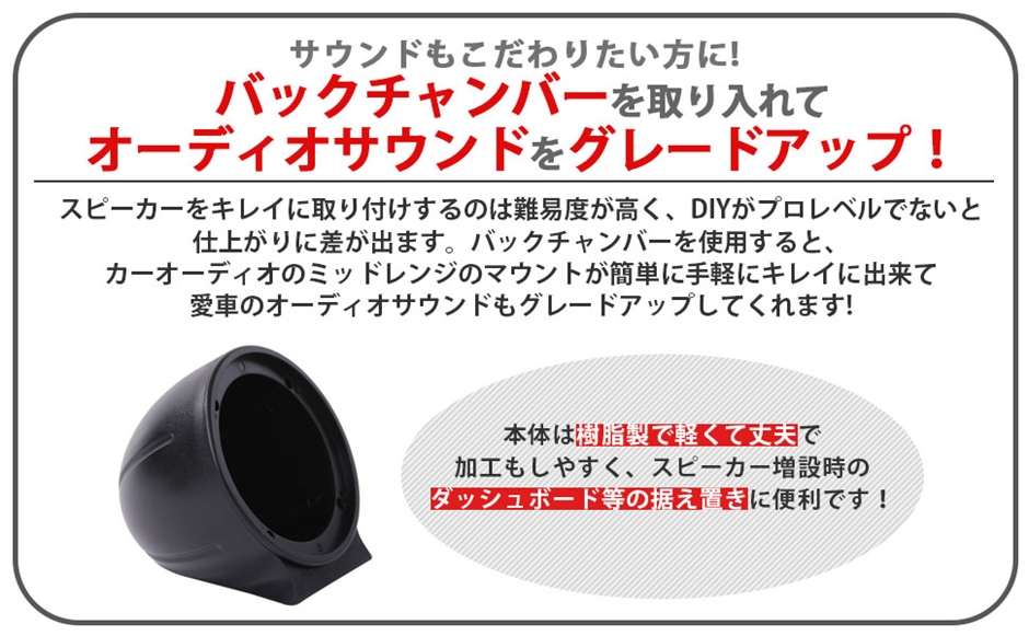 ミッドレンジスピーカー（その他カーオーディオ用品）｜カーオーディオ