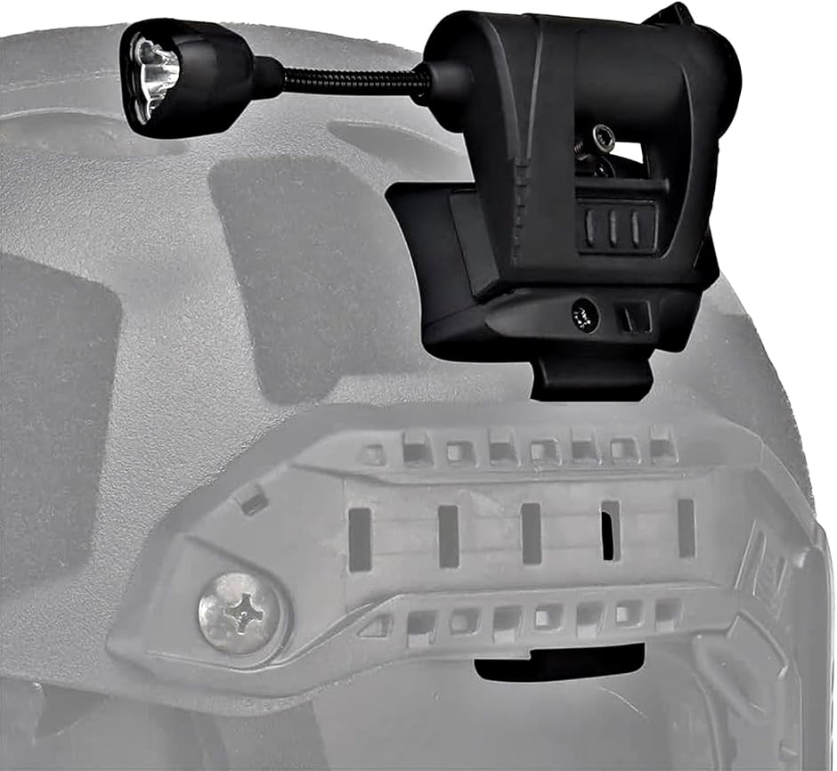 新モデル ヘルメットライト マウント サバゲー タクティカル 4色 LED