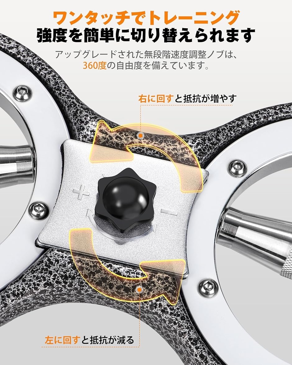 12ポンドアームワークアウト 360度回転可能 抵抗調節可能 自宅で上半身