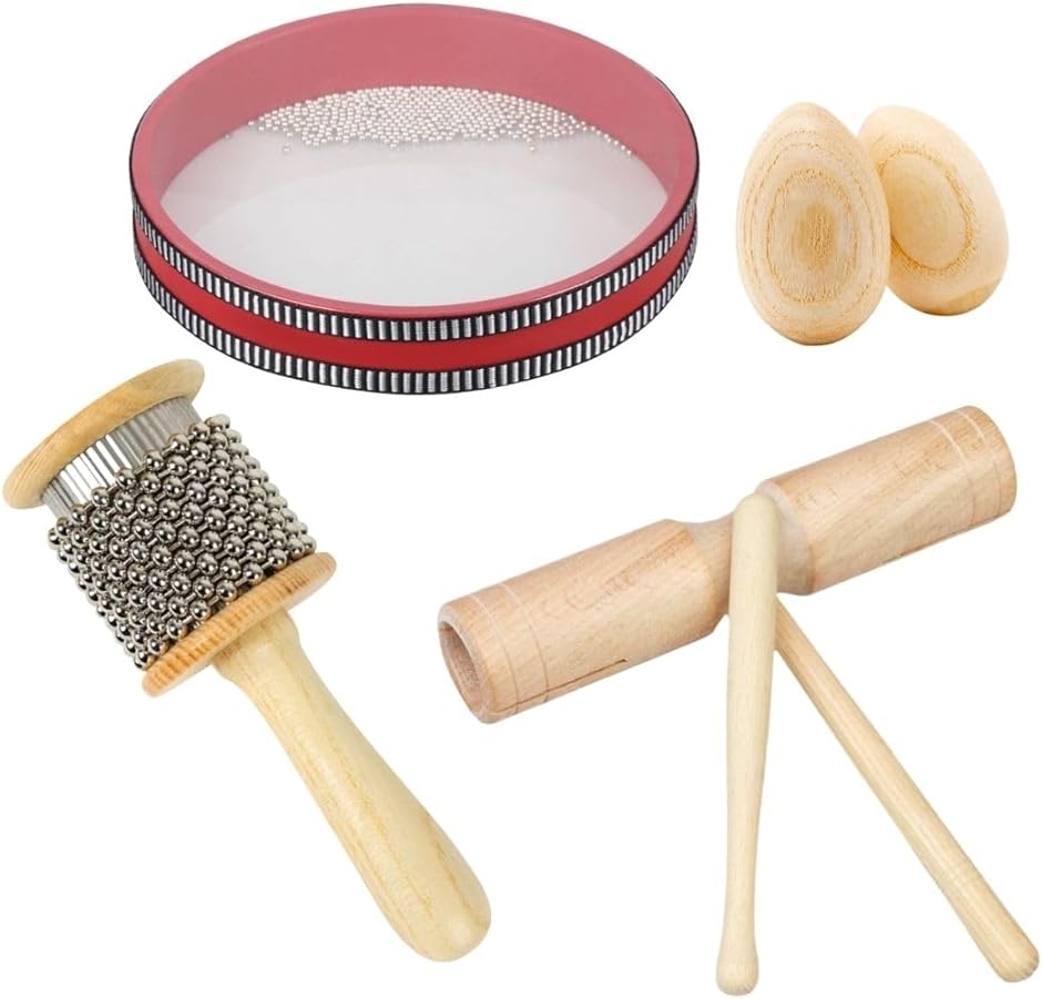 楽器 カスタネット トライアングル タンバリン ハンドベル 鈴 子供