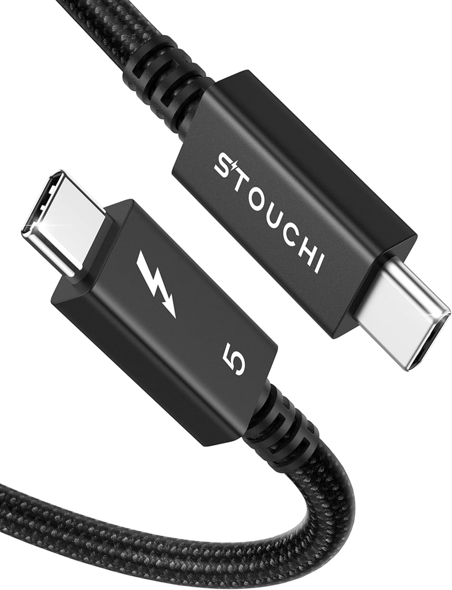 Intel�F�؎擾 USB-C Thunderbolt 5 �P�[�u�� 1M 240W�}���[? PD�Ή� 16K@60Hz (1m)