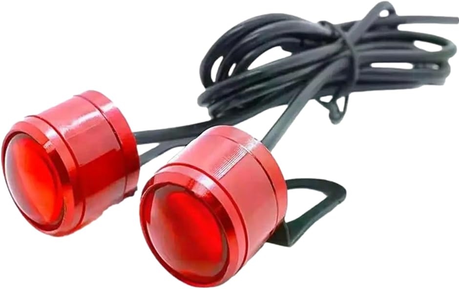 LED �X�g���{ ���C�g �o�C�N�p �h�� 12V 2�Z�b�g(���b�h)