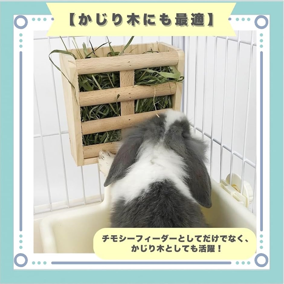 干し草 ラック チモシー入れ 牧草フィーダー ウサギ モルモット