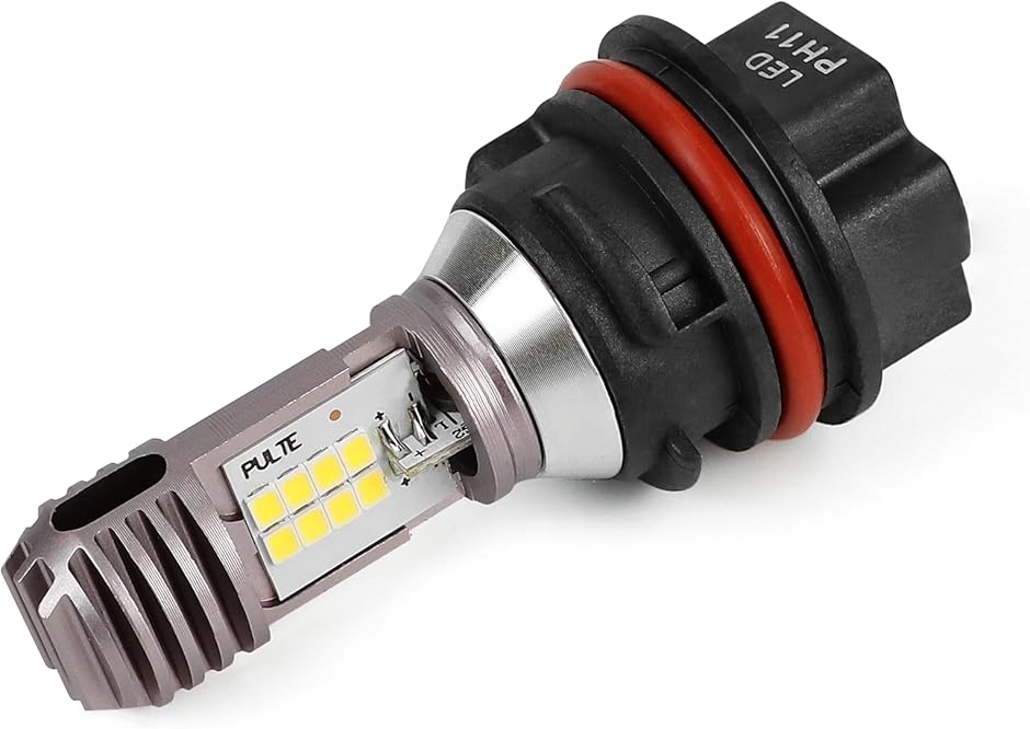 互換品】 ヘッドライト LED バイク用 バルブ PH11 Hi/Lo 切替式