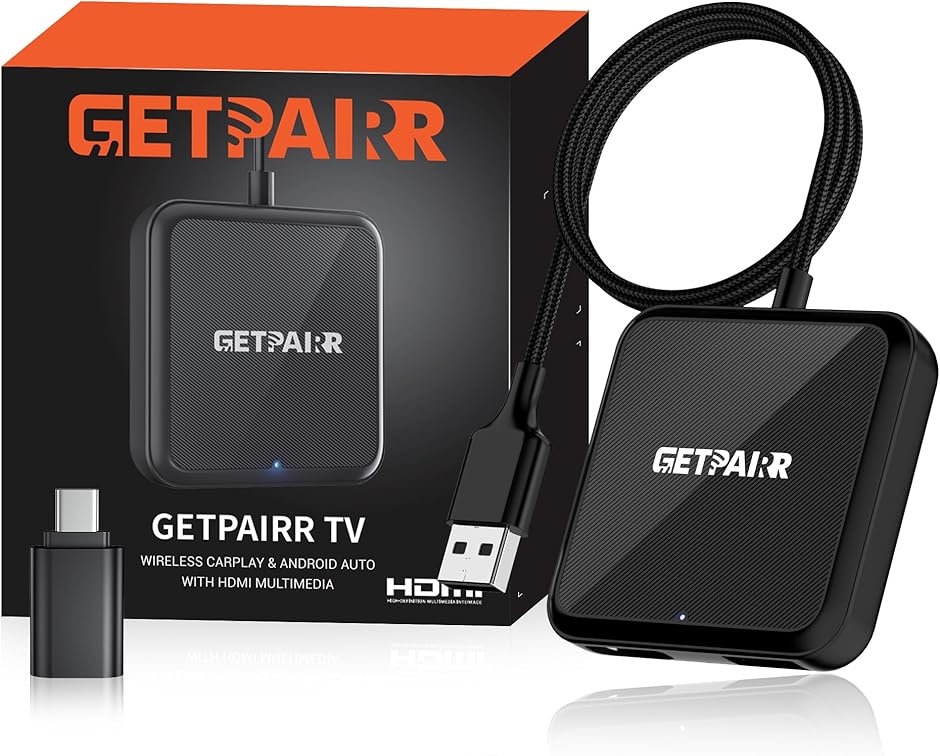 Car TV Mate Pro Max HDMI? ���C�����XCarPlay ���C�����XAndroid Auto 4 IN (�u���b�N)