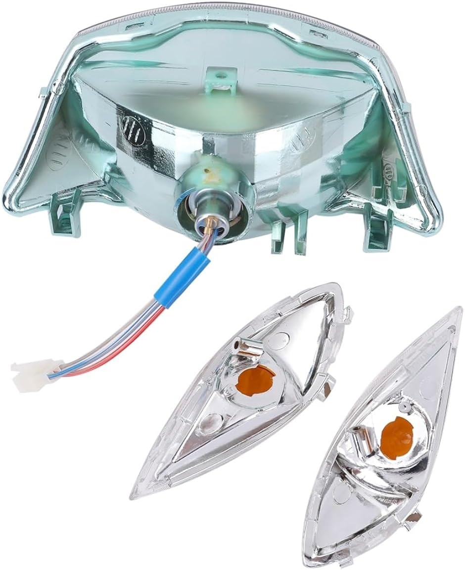 互換品】ヤマハ 用 ヘッドライト ブルーレンズ ウインカー セット assy