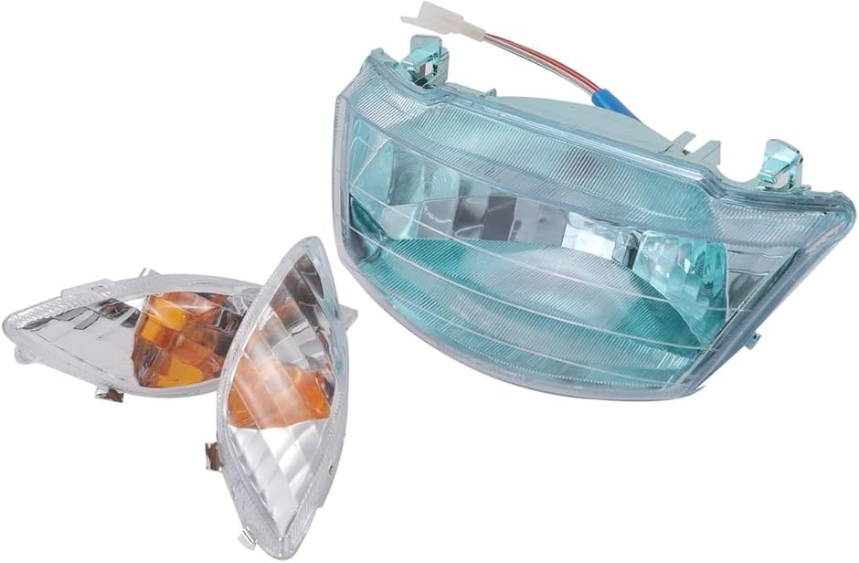 互換品】ヤマハ 用 ヘッドライト ブルーレンズ ウインカー セット assy