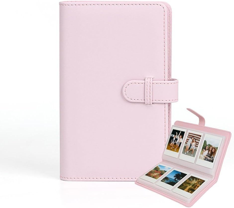 �`�F�L�A���o�� instaxmini�p�`�F�L�� ��e�� 108�����[ PU���U�[ �`�F�L�t�@�C�� �R���p�N�g�^�C�v ���킢�� (�s���N)