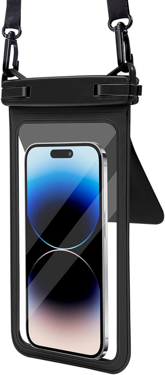 スマホケース 防水 収納ポケット 防災グッズ 首掛け IPX8 a563